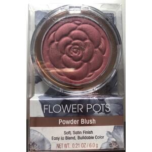 Flower Pots Powder Blush .21 oz DEEP PEONY PB5 New Sealed